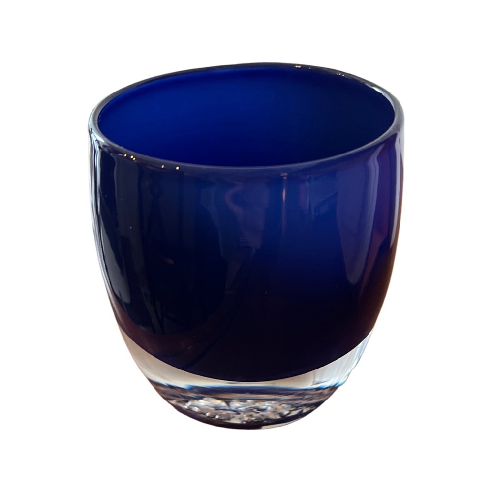 glassybaby hand blown glass votive "Forever"